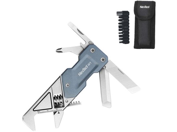 Мультитул-ключ Nextool Light Wrench W1 с набором бит - Мультитул-ключ Nextool Light Wrench W1 с набором бит
