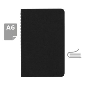 блокнот moleskine cahier примерно формата a6.
