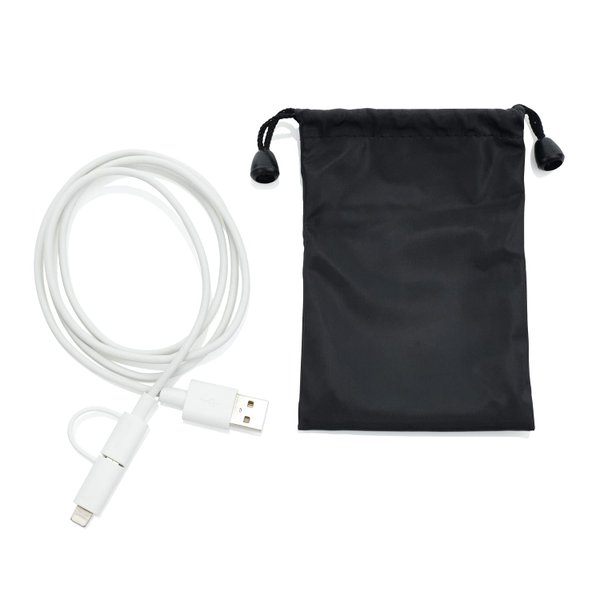 Кабель «2 в 1» с лицензированным MFi разъемом Apple Lightning - Кабель «2 в 1» с лицензированным MFi разъемом Apple Lightning