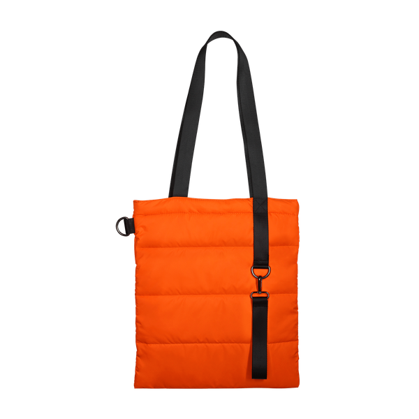 Шоппер Superbag Bubble, стёганый, без застёжки - Шоппер Superbag Bubble, стёганый, без застёжки (оранжевый с черным)