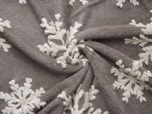 Плед Snowflake новогодний с капюшоном - Плед Snowflake новогодний с капюшоном