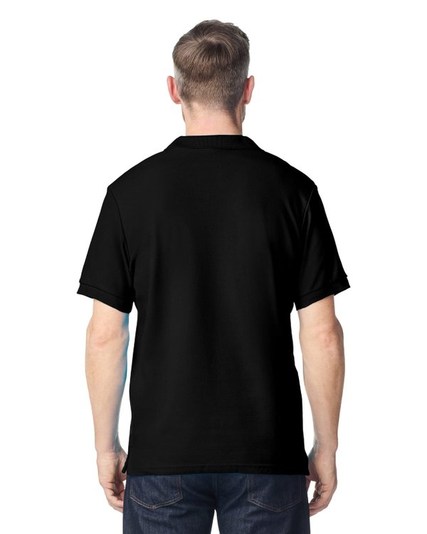 Футболка поло PREMIUM COTTON ADULT DOUBLE PIQUE - Футболка поло PREMIUM COTTON ADULT DOUBLE PIQUE, ЧЕРНЫЙ S
