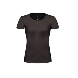 футболка женская exact 190 top/women, черная/black, размер m