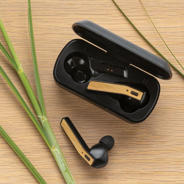 Наушники Bamboo Free Flow TWS с чехлом для зарядки - Наушники Bamboo Free Flow TWS с чехлом для зарядки
