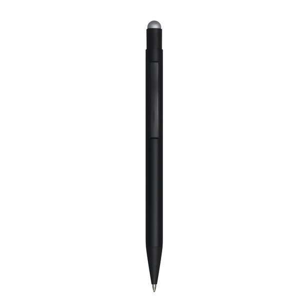 Ручка шариковая алюминиевая BLACK BEAUTY, серебристый - Ручка шариковая алюминиевая BLACK BEAUTY, серебристый