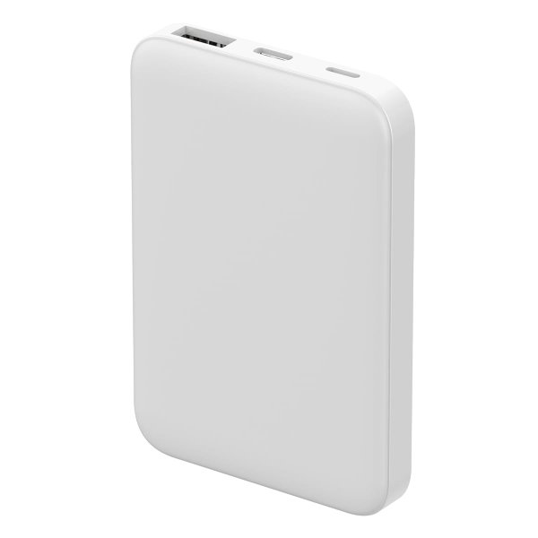Внешний аккумулятор Fluffy, 5000 Mah - Внешний аккумулятор Fluffy, 5000 Mah, белый