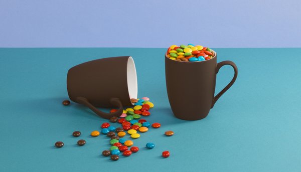 Кружка "Trend", покрытие soft touch - Кружка "Trend", покрытие soft touch коричневый