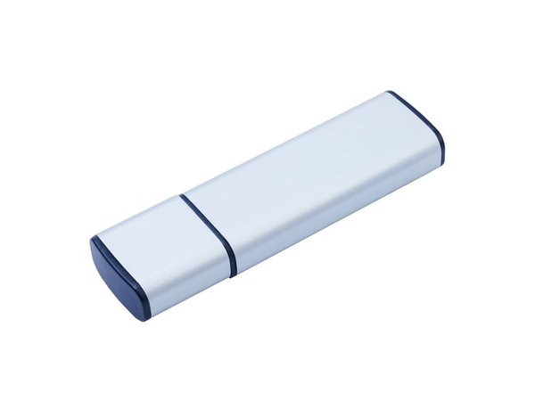 USB 2.0- флешка на 512 Мб «Snow» с колпачком - USB 2.0- флешка на 512 Мб «Snow» с колпачком
