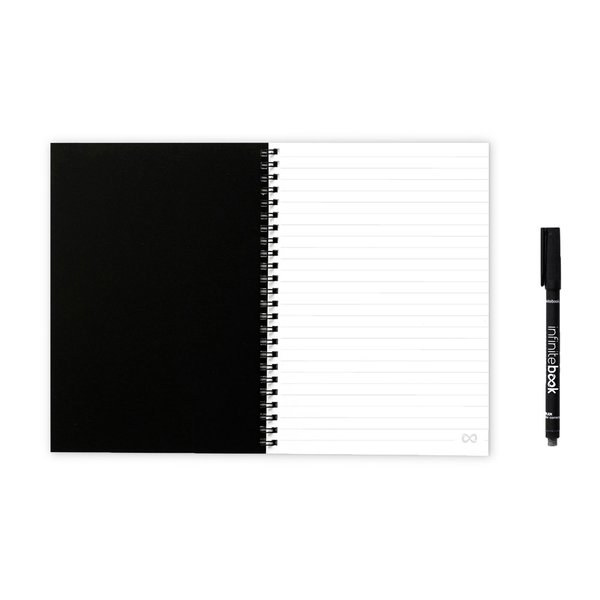 Infinitebook LINED A5. A5 INFINITEBOOK с гибкой обложкой и 15 линованными страницами - Infinitebook LINED A5. A5 INFINITEBOOK с гибкой обложкой и 15 линованными страницами