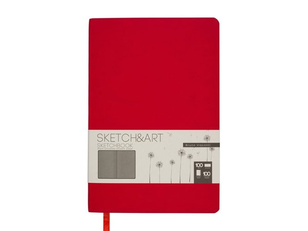 Скетчбук А5 «Sketch & Art» 100 г/м2, soft-touch - Скетчбук А5 «Sketch & Art» 100 г/м2, soft-touch