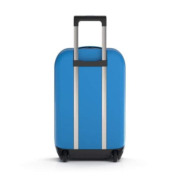 Чемодан складной Rollink Aura 55x40x20 см, 2 колеса, синий - Чемодан складной Rollink Aura 55x40x20 см, 2 колеса, синий