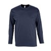 Футболка мужская с длинным рукавом MONARCH, темно-синий, 3XL, 100% хлопок, 150 г/м2