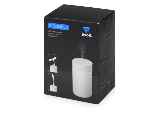 USB увлажнитель воздуха с двумя насадками «Sprinkle» - USB увлажнитель воздуха с двумя насадками «Sprinkle»