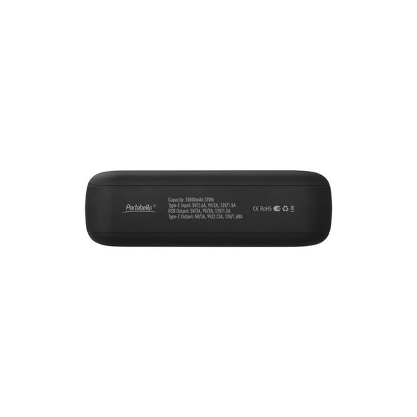 Внешний аккумулятор с функцией быстрой зарядки Формула (Formula) 10000 mAh, черный