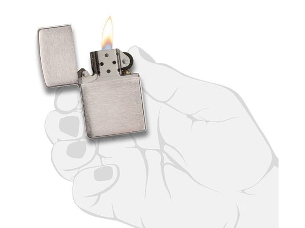 Зажигалка ZIPPO Armor™ c покрытием Brushed Chrome - Зажигалка ZIPPO Armor™ c покрытием Brushed Chrome