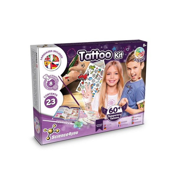 Tattoo Factory Kit II. Дидактическая игра поставляется с подарочным пакетом из крафт-бумаги (100 г/м²) - Tattoo Factory Kit II. Дидактическая игра поставляется с подарочным пакетом из крафт-бумаги (100 г/м²)