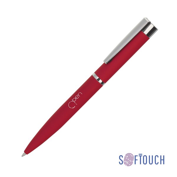 Ручка шариковая "Alice", покрытие soft touch - Ручка шариковая "Alice", покрытие soft touch красный