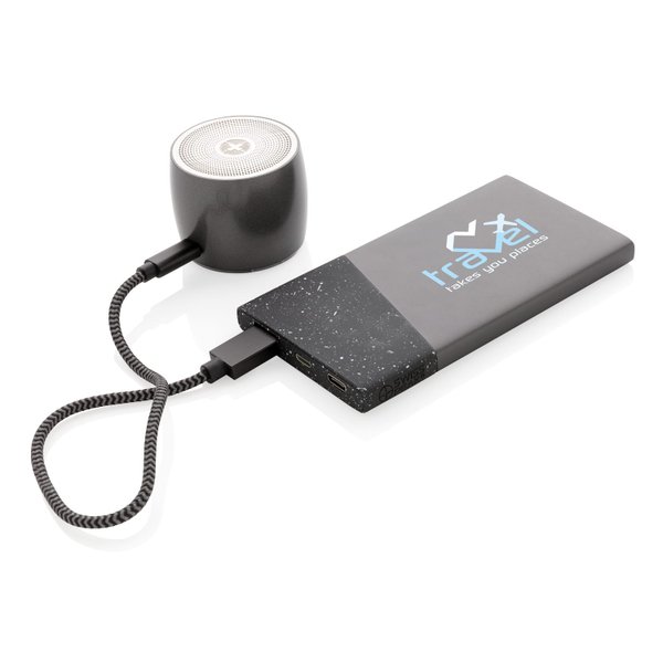 Карманный внешний аккумулятор Swiss Peak, 5000 mAh - Карманный внешний аккумулятор Swiss Peak, 5000 mAh