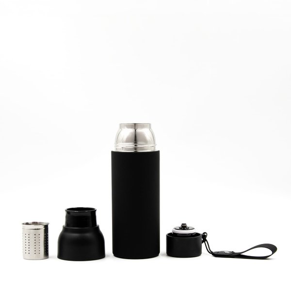 Термобутылка Button Black - Термобутылка Button Black (черный)