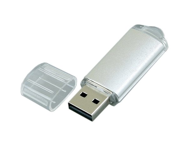 USB 2.0- флешка на 32 Гб с прозрачным колпачком - USB 2.0- флешка на 32 Гб с прозрачным колпачком