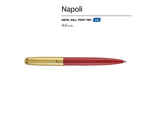 Ручка металлическая шариковая «Napoli» - Ручка металлическая шариковая «Napoli»