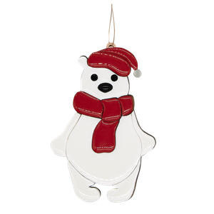 ёлочная игрушка медвежонок