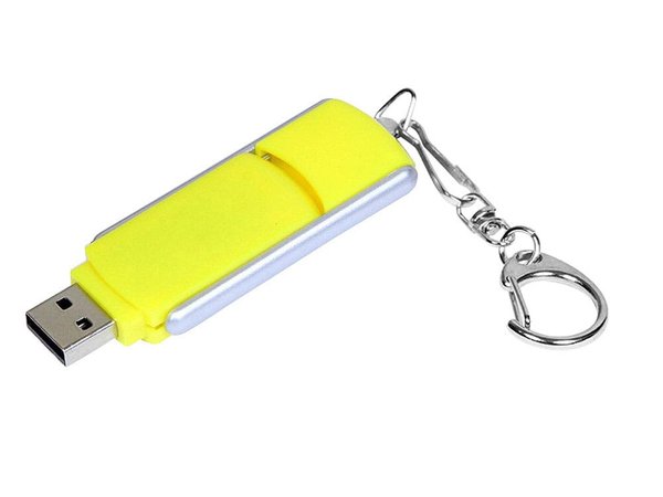 USB 3.0- флешка промо на 128 Гб с прямоугольной формы с выдвижным механизмом - USB 3.0- флешка промо на 128 Гб с прямоугольной формы с выдвижным механизмом
