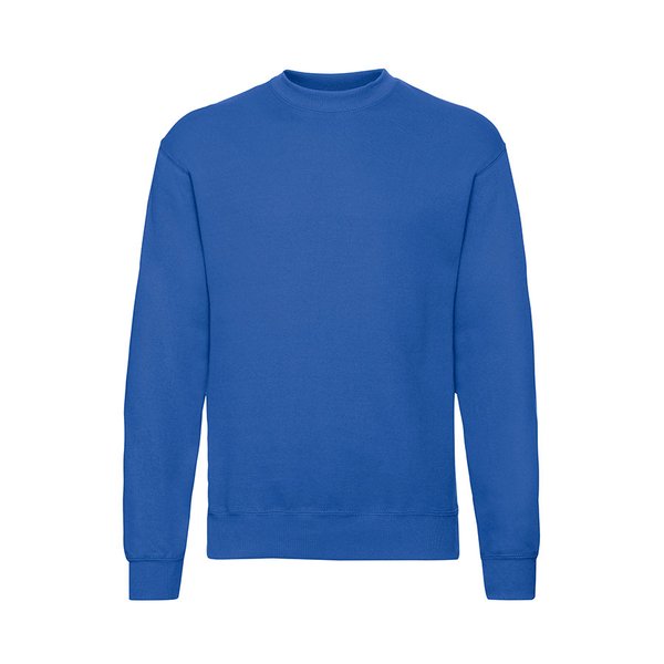 Свитшот с начесом CLASSIC SET-IN SWEAT 280 - Толстовка "SET-IN-SWEAT", ярко-синий_2XL, 80% х/б, 20% п/э, 280 г/м2