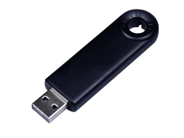 USB 3.0- флешка промо на 64 Гб прямоугольной формы, выдвижной механизм - USB 3.0- флешка промо на 64 Гб прямоугольной формы, выдвижной механизм