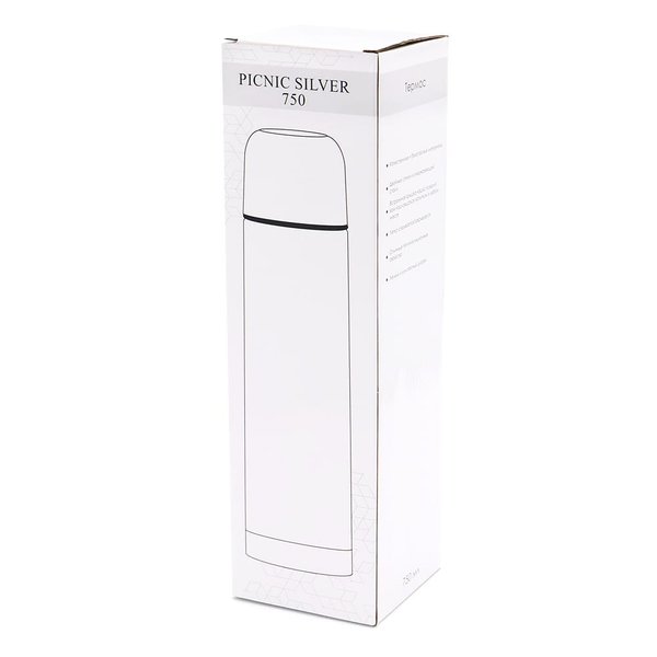 Термос Picnic Silver 750 мл , серебристый - Термос Picnic Silver 750 мл , серебристый