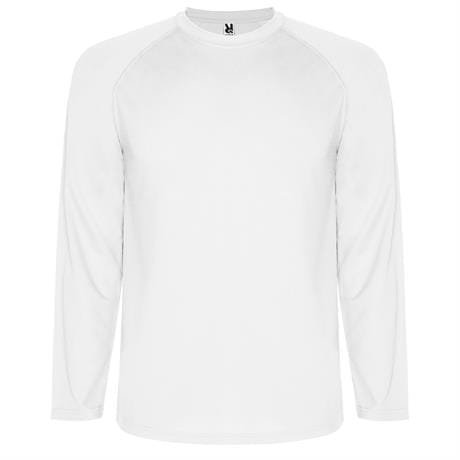 Спортивная футболка MONTECARLO L/S мужская - Спортивная футболка MONTECARLO L/S мужская, БЕЛЫЙ XL