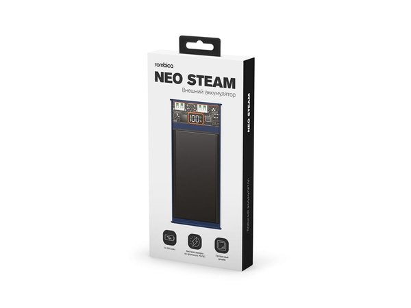Внешний аккумулятор «NEO Steam», 10000 mAh - Внешний аккумулятор «NEO Steam», 10000 mAh