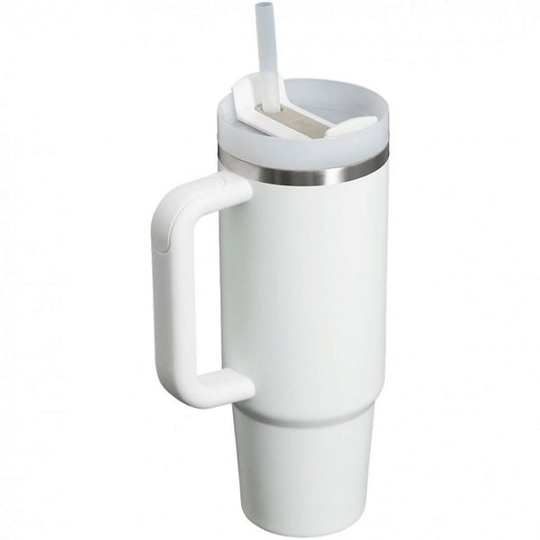 Термокружка Quencher H2.0 1180 с трубочкой, белая