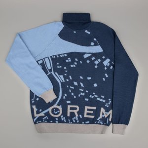 джемпер на заказ tricksy net reglan, полушерсть