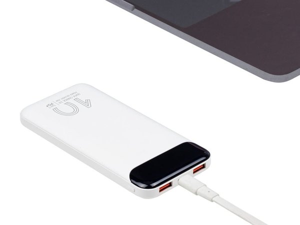 Внешний аккумулятор с дисплеем, 10000 mAh - Внешний аккумулятор с дисплеем, 10000 mAh