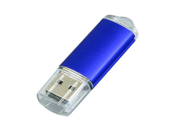 USB 2.0- флешка на 16 Гб с прозрачным колпачком - USB 2.0- флешка на 16 Гб с прозрачным колпачком