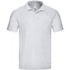 Поло мужское "Original Polo", серый меланж_L, 100% х/б, 185г/м²