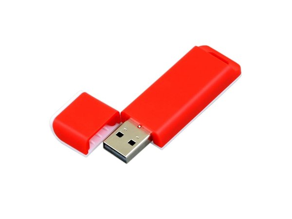 USB 2.0- флешка на 32 Гб с оригинальным двухцветным корпусом - USB 2.0- флешка на 32 Гб с оригинальным двухцветным корпусом