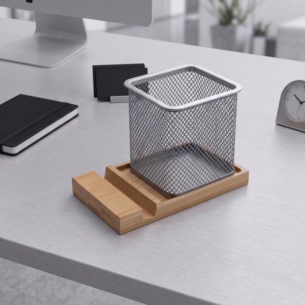 Подставка для ручек и телефона «Fika» - Подставка для ручек и телефона «Fika»