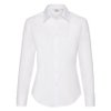 Рубашка "Lady-Fit Long Sleeve Oxford Shirt", белый_M, 70% х/б, 30% п/э, 130 г/м2