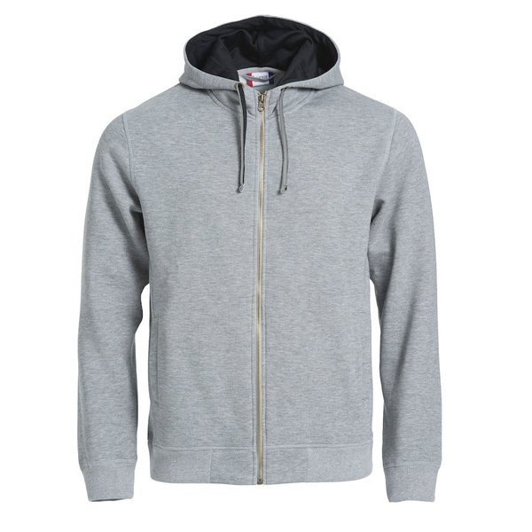 Толстовка мужская CLASSIC HOODY FULL ZIP 300 - Толстовка мужская Classic Hoody Full Zip, меланж _S, 85% хлопок, 15% вискоза, 300 грм2