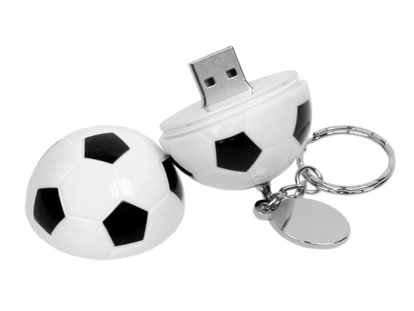 USB 2.0- флешка на 64 Гб в виде футбольного мяча - USB 2.0- флешка на 64 Гб в виде футбольного мяча