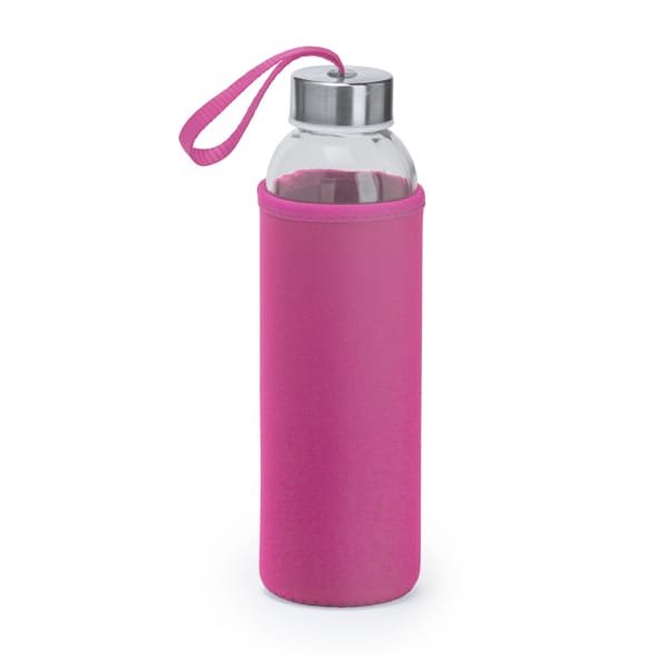 CAMU стеклянная бутылка 500 мл FUCHSIA - CAMU стеклянная бутылка 500 мл FUCHSIA