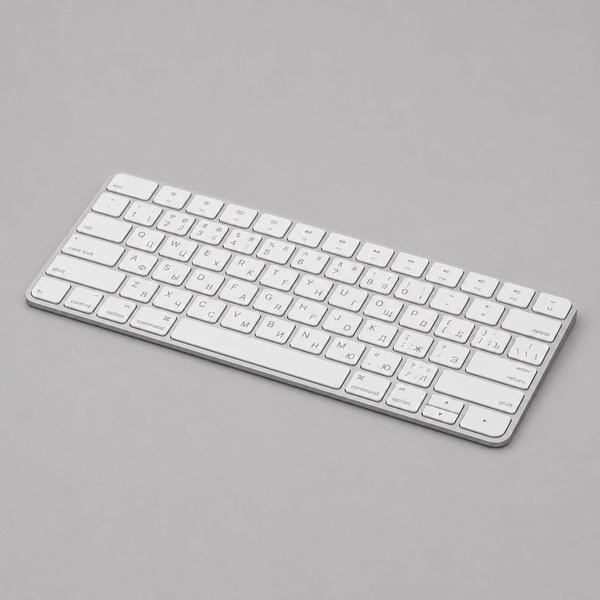 Беспроводная клавиатура Air Keyboard для MAC, Windows, 500 мАч, алюминий - Беспроводная клавиатура Air Keyboard для MAC, Windows, 500 мАч, алюминий
