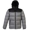Куртка мужская "SIBERIA", серый, чёрный, 3XL, 100% нейлон 40г/м2, наполнитель: 100% полиэстер, 530 г
