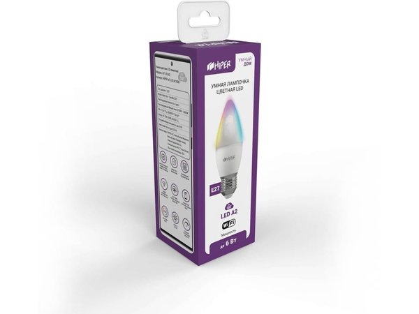 Умная LED лампочка «IoT LED A2 RGB» - Умная LED лампочка «IoT LED A2 RGB»