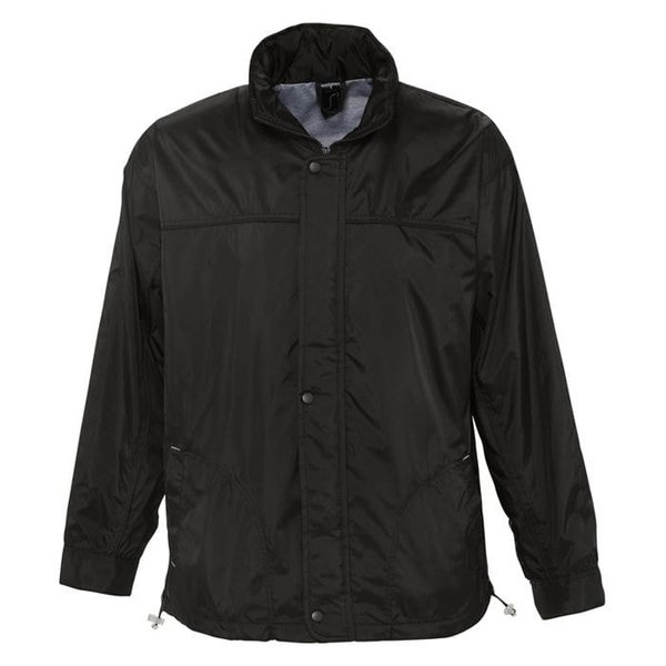 Ветровка мужская MISTRAL 210T - Ветровка"Mistral", черный_2XL, 100% нейлон, 210Т