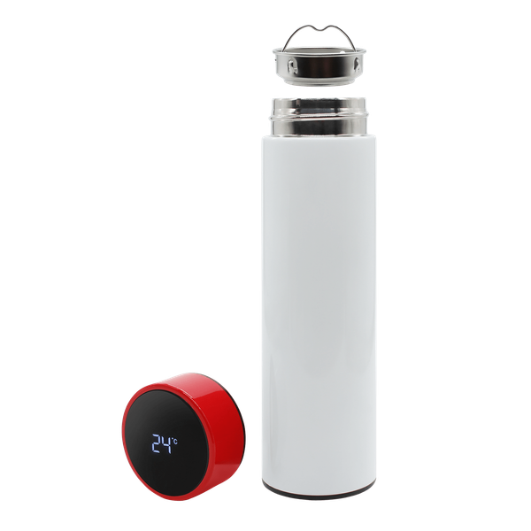 Термос Reactor duo white с датчиком температуры - Термос Reactor duo white с датчиком температуры (белый с красным)