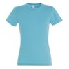 Футболка женская MISS, бирюзовый, 2XL, 100% хлопок, 150 г/м2