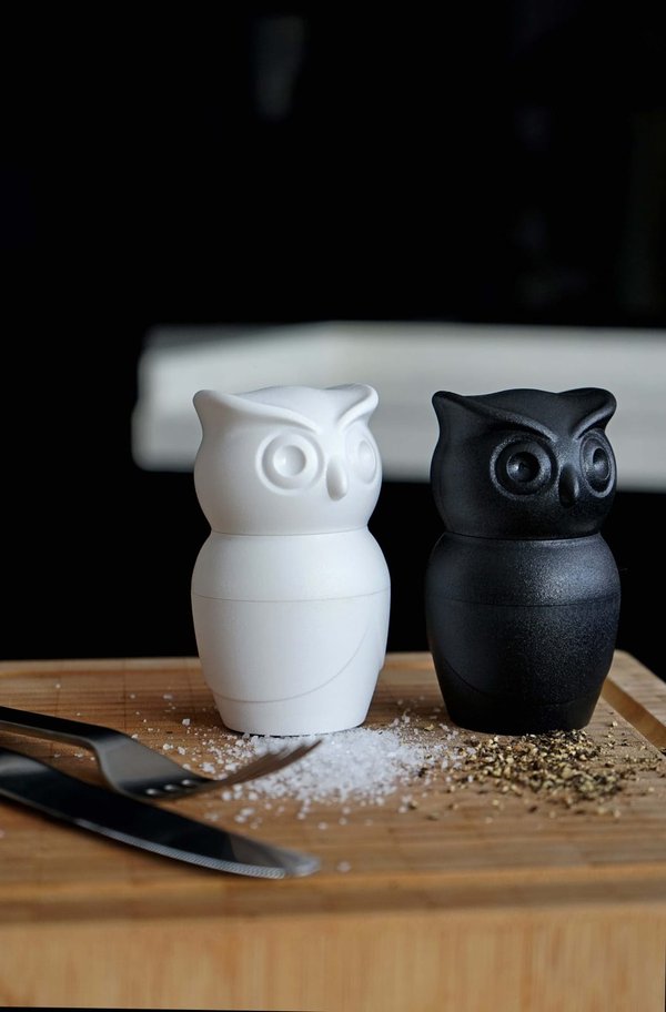 МЕЛЬНИЦА ДЛЯ СПЕЦИЙ Tasty Owl, чёрная - МЕЛЬНИЦА ДЛЯ СПЕЦИЙ Tasty Owl, чёрная